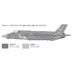 Kép 3/7 - Italeri 1/72 F-35A Lightning II vadászgép makett