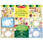 Kép 1/3 - Újrahasználható matrica készlet – Ételkészítés – Melissa & Doug