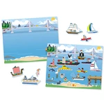 Kép 2/4 - Járművek újrahasználható matrica szett – Melissa &amp; Doug