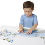 Kép 4/4 - Járművek újrahasználható matrica szett – Melissa &amp; Doug