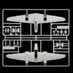 Kép 6/9 - Italeri 1/72 P-38J Lightning repülőgép makett