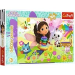 Kép 1/2 - Gabi babaháza Csillogó kaland 100 db-os glitteres puzzle – Trefl