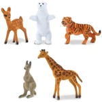 Kép 3/3 - Állatok Élőhelye játszószőnyeg állatfigurákkal 200×150 cm – Melissa & Doug