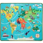 Kép 1/3 - A világ körül játszószőnyeg 100×90 cm – Melissa & Doug