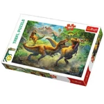 Kép 1/2 - Harcoló Tyrannosauruszok 160 db-os puzzle – Trefl