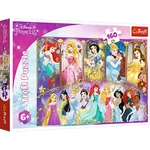 Kép 1/2 - Disney Hercegnők: Portrék puzzle 160 db-os – Trefl