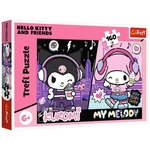 Kép 1/2 - Kuromi és My Melody városi ritmus 160 db-os puzzle – Trefl