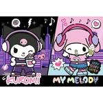 Kép 2/2 - Kuromi és My Melody városi ritmus 160 db-os puzzle – Trefl