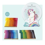 Kép 2/2 - Faber-Castell: Unikornisos Connector filctoll készlet 33 db-os dobozban