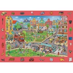 Kép 2/2 - Spy Guy 100 db-os puzzle Város – Trefl
