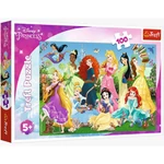 Kép 1/2 - Disney hercegnők: Bájos hercegnők puzzle 100 db-os – Trefl