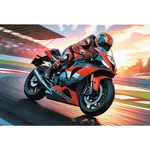 Kép 2/2 - Versenymotor a pályán 100 db-os puzzle – Trefl
