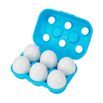 Kép 2/2 - Playgo: Szivárvány formaválogató tojások tojástartóban