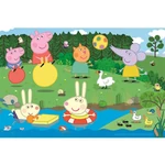 Kép 2/2 - Peppa malac: Vidám vakáció puzzle 60 db-os – Trefl
