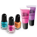 Kép 3/5 - Cra-Z-Art: Shimmer and Sparkle – Szépségszalon sminkszett körömlakkal