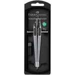 Kép 1/2 - Faber-Castell: Gyorsállítós Körző GRIP – Ezüst színben, ergonomikus kialakítással