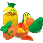 Kép 2/3 - Think&amp;Play Gyümölcs puzzle logikai játék – Clementoni