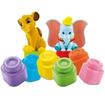 Kép 3/3 - Clemmy: Disney klasszikusok 6 db-os puha építőkocka szett könyvvel és figurákkal – Clementoni