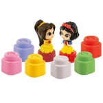 Kép 2/6 - Clemmy: Disney Princess puha építőkockák fejlesztőjáték – Clementoni