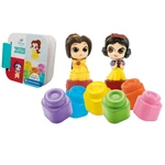 Kép 4/6 - Clemmy: Disney Princess puha építőkockák fejlesztőjáték – Clementoni