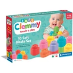Kép 1/2 - Clemmy 10 db-os puha építőkocka szett – Clementoni