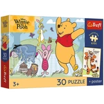 Kép 1/2 - Micimackó és barátai 30db-os prémium puzzle - Trefl