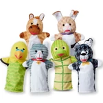 Kép 2/3 - Háziállatok 6 db-os bábjáték készlet – Melissa & Doug