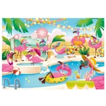 Kép 2/2 - Flamingó party 104 db-os puzzle – Clementoni