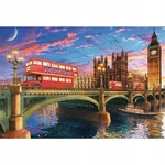 Kép 2/3 - Wood Craft: Westminster, Big Ben, London fa puzzle 500+1 db-os – Trefl