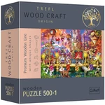 Kép 1/3 - Wood Craft: Mágikus világ fa puzzle 500+1 db-os – Trefl
