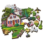 Kép 3/3 - Wood Craft: Nyári kikötő fa puzzle 500+1 db-os – Trefl