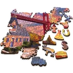 Kép 3/3 - Wood Craft: Naplemente a Goldebn Gate-nél fa puzzle 1000 db-os – Trefl