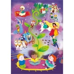 Kép 2/2 - Mese idő Supercolor csillámos-puzzle 104 db-os – Clementoni