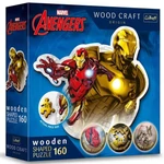 Kép 1/2 - Wood Craft: Marvel Bosszúállók – Vasember 160 db-os prémium fa puzzle – Trefl