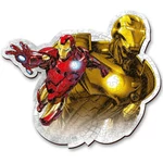 Kép 2/2 - Wood Craft: Marvel Bosszúállók – Vasember 160 db-os prémium fa puzzle – Trefl