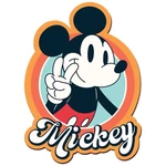 Kép 2/3 - Wood Craft: Disney – Retro Mickey egér 160 db-os prémium fa puzzle – Trefl
