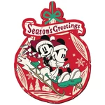Kép 2/2 - Wood Craft: Disney – Mickey és Minnie Karácsonya 160 db-os prémium fa puzzle – Trefl