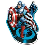 Kép 2/2 - Wood Craft: Marvel – Amerika kapitány 160 db-os prémium fa puzzle – Trefl
