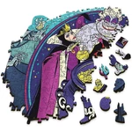 Kép 2/2 - Wood Craft: Disney Gonosztevők 500+5 db-os prémium fa puzzle – Trefl