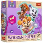 Kép 1/2 - Mancs őrjárat - Vidám csapat - 50 db-os fa puzzle - Trefl