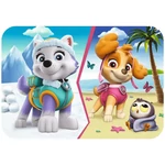 Kép 2/2 - Mancs őrjárat Sky és Everest kalandja 24 db-os fa puzzle – Trefl