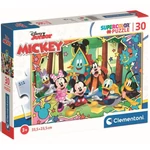 Kép 1/2 - Disney Junior: Mickey egér és barátai Supercolor puzzle 30 db-os – Clementoni