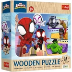 Kép 1/2 - Spidey és csodálatos barátai 24 db-os fa puzzle – Trefl