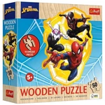 Kép 1/2 - Pókember akcióban 50 db-os fa puzzle – Trefl