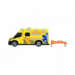 Kép 3/4 - SOS Iveco mentőautó hanggal és fénnyel 18 cm-es – Dickie Toys
