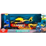 Kép 1/4 - Mentő kamion helikopterrel és autóval – Dickie Toys