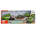 Kép 1/3 - Micro szállító kamion Fendt traktorral és bálázóval – Dickie Toys