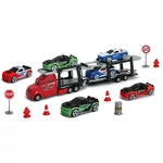 Kép 3/3 - Autószállító kamion játékszett 26 cm kétféle változatban – Dickie Toys