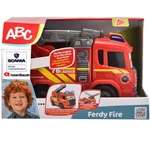 Kép 1/4 - ABC Fredy Fire tűzoltóautó fénnyel és hanggal 25 cm – Simba Toys
