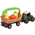 Kép 4/7 - ABC Freddy A gyümölcs szállító traktor utánfutóval, fénnyel és hanggal – Simba Toys